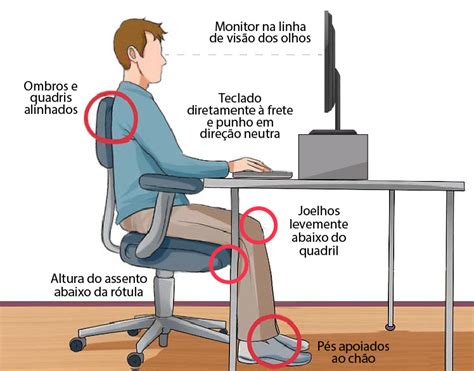 Postura Correta Como Ajustar Sua Cadeira De Escrit Rio Duca M Veis