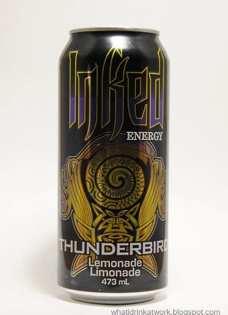 What I Drink At Work Inked Thunderbird Lemonade Energy Drink Review