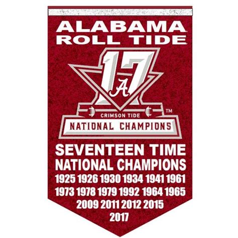 Free alabama flag downloads including pictures in gif, jpg, and png formats in small, medium, and large sizes. Alabama Crimson Tide 17 Time and 2017 National Football ...