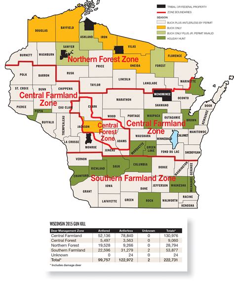 Public Land In Wisconsin Map