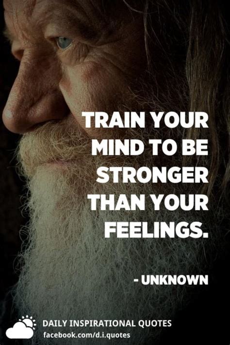Train Your Mind To Be Stronger Than Your Feelings Unknown