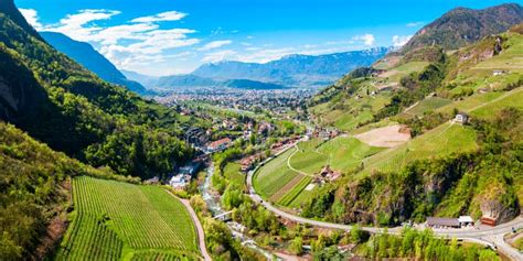 Bolzano Aerial Panoramic View Italy Stock Photo Image Of Alps Adige