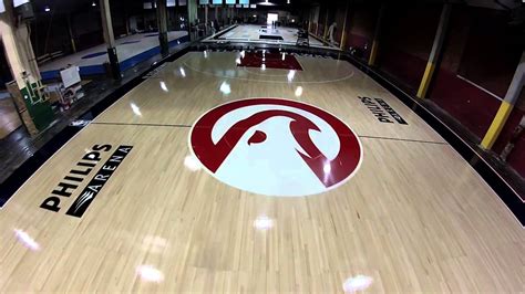 We unveiled our eighth outdoor court in the atlanta area over the weekend; New Hawks court - YouTube