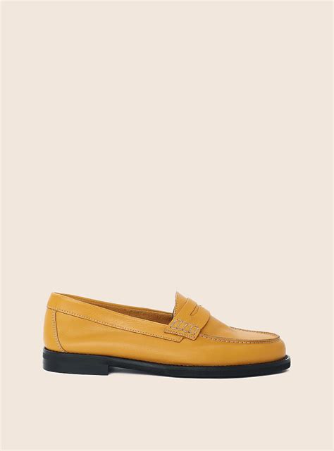 Napoli Leather Penny Loafers Women Maguire Simons