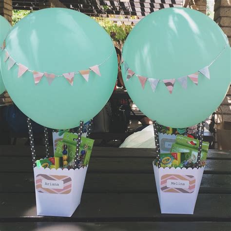 1st Birthday Hot Air Balloon Party Favors Hot Air Balloon Party