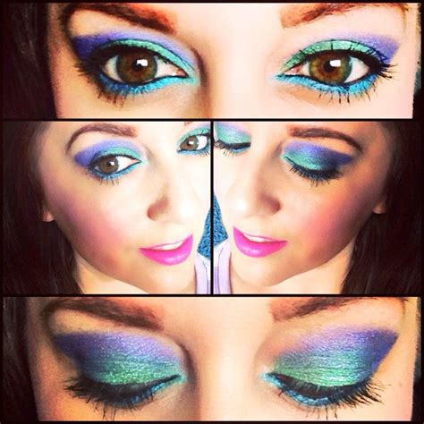 Urban Decay Deluxe Shadow Box Look Bold Colored Eye Makeup Pretty For