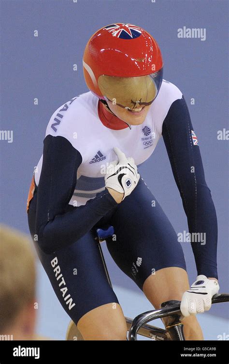 Great Britain S Victoria Pendleton Celebrates After Winning The Gold
