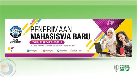 Detail Contoh Desain Spanduk Penerimaan Mahasiswa Baru Koleksi Nomer