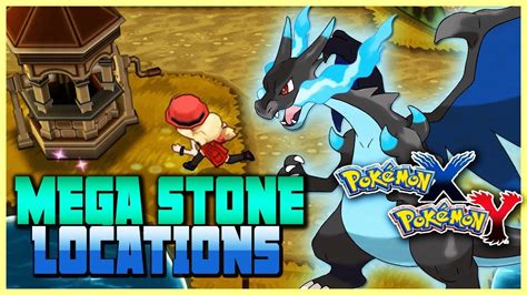Pokemon X And Y All Mega Stone Locations Youtube