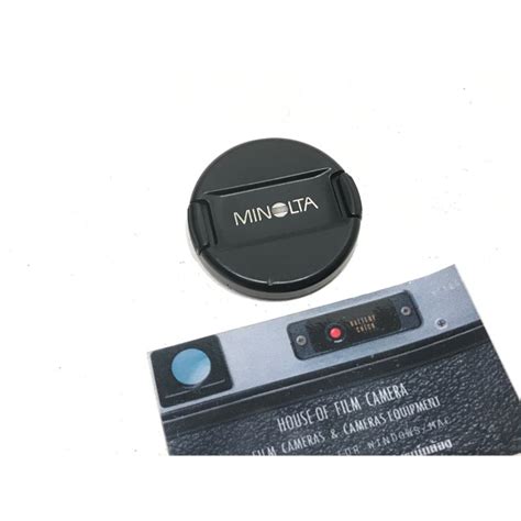 Minolta 49mm Lens Cap Made In Japan ฝาปิดหน้าเลนส์ขนาด 49มม Shopee