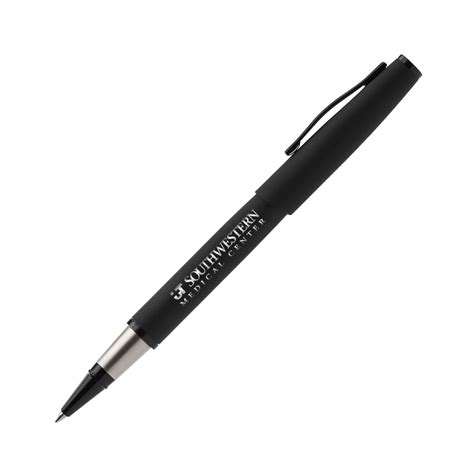 Promotional Soft Touch Ira Rollerball Pen With Mirrored Imprint