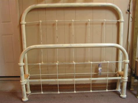 Iron Bed Full Size Circa Early 1900s For Sale Antiques