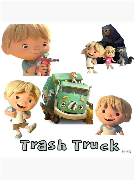 Lámina Fotográfica Hank Trash Truck Netflix Personaje De Animación De