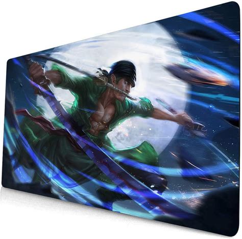 One Piece Mouse Pad Anime Large Desk Pad Computer Keyboard Pad Luffy Zoro Ace Boa