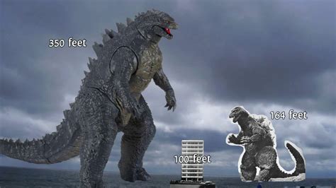 Convert 300 feet to cm. How Tall is Godzilla? Godzilla 2014 vs. Godzilla 1954 ...