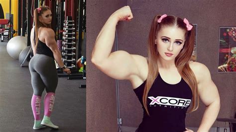 Strong Muscle Girl Julia Vins Fitness Workout Female Bodybuilding