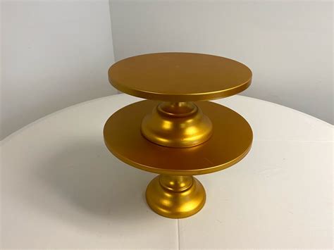 Pedersen's event rentals the celebration experts. CAKE STAND PEDESTAL GOLD TALL | Magic Special Events ...