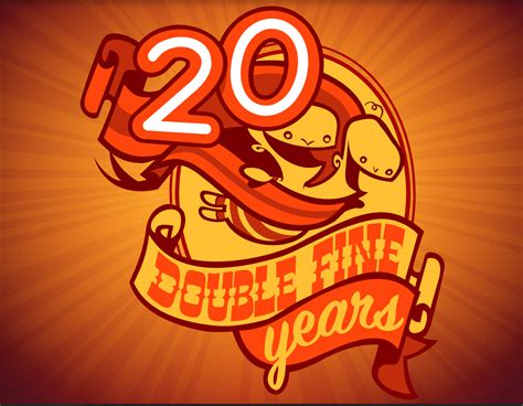 Double Fine Firar 20 årsjubileet Med Ny Hemsida Och Personligt Brev