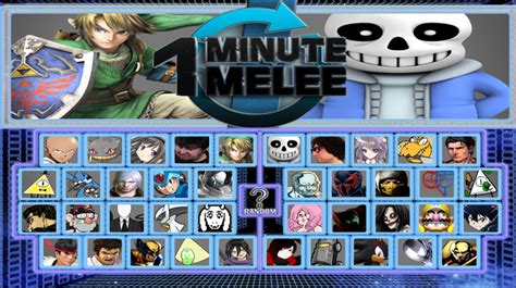 One Minute Melee Select Screen By Gameboyadv On Deviantart