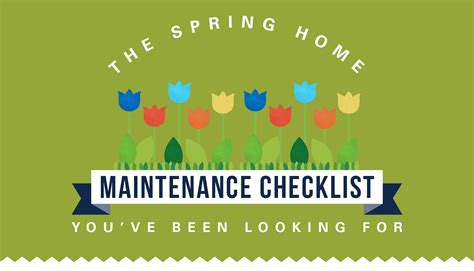 Its The Spring Home Maintenance Checklist Youve Been Looking For