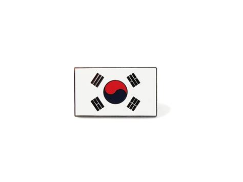bundle of 10 south korea flag pin hard enamel republic of etsy