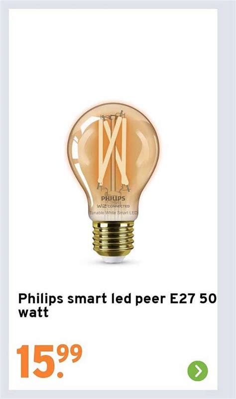 Philips Smart Led Peer E27 50 Watt Aanbieding Bij GAMMA 1Folders Nl