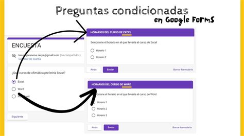 Preguntas Seg N Respuestas En Google Forms Formulario Condicionado Youtube