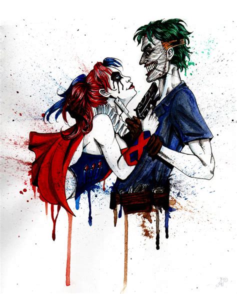 Joker And Harley Quinn By Nitaniel On Deviantart