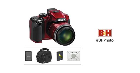 Nikon Coolpix P510 Digital Camera Red With Deluxe Accessory