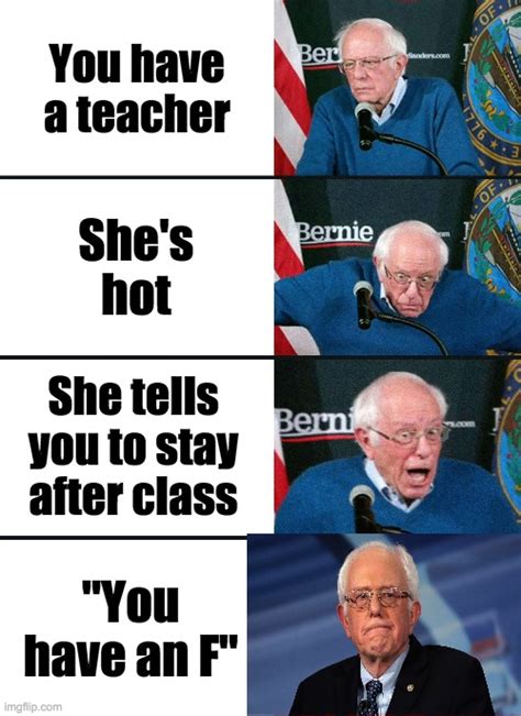 We are progressive, but will accept. bernie sanders reaction nuked Memes & GIFs - Imgflip