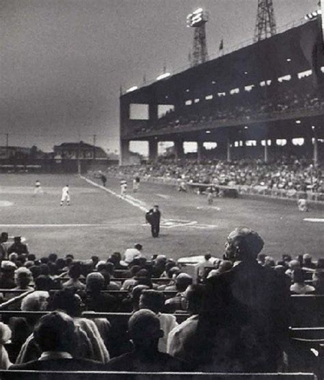 Wrigley Field Los Angeles 1961 Gentleman In Foreground With His Back