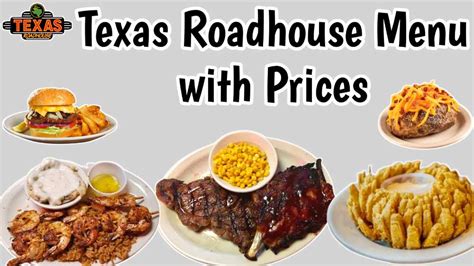 Texas Roadhouse Menu Prices 2024 Usa Updated