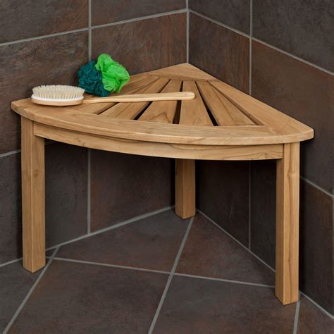 Top selling brands @ 1 place | huge collection @ low price | avail all type & sizes now! Teak Corner Shower Seat - Bathroom