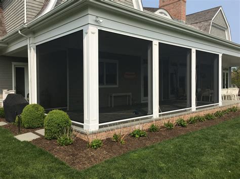 High Quality Retractable Patio Screens Available To Homeowners Porch