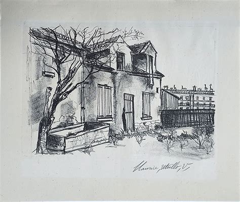 Maurice Utrillo 1883 1955 La Ferme Debray à Montmartre 1924