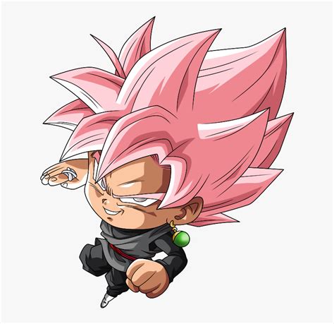 Black Goku Pink Hair Render Palette By Al3x796 01a