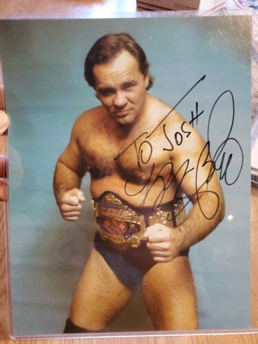Larry Zbyszko Awa Wwf Ecw Autograph Signed Photo 8 X 10 Print Wrestler Nwa Ebay
