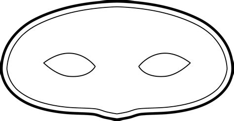 mask template clipart