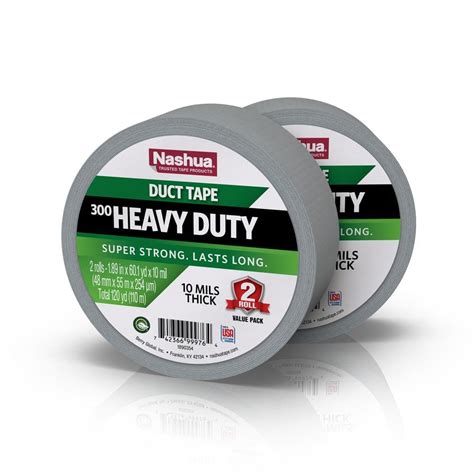 Nashua Tape 189 In X 120 Yd 300 Heavy Duty Duct Tape In Silver 2