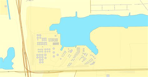 La Porte Baytown Texas Us Printable Vector Street City Plan Map