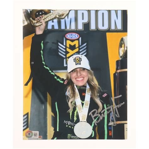 Brittany Force Signed NHRA X Photo Beckett Pristine Auction