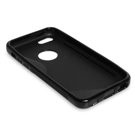 Caseflex Iphone 5c Silicone Gel S Line Case Black M