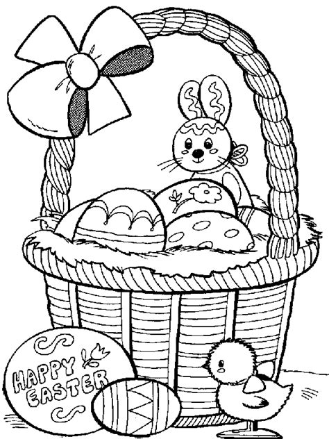Pinta Y Colorea Pascua Easter Iii Dibujos De Colorear