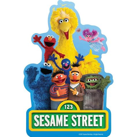 Everyday Sesame Street Cardboard Cutout 3ft Party City