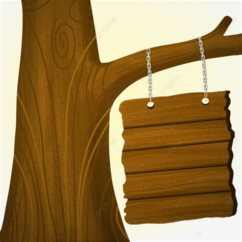 Wooden Hanging Board White Transparent Tree Wooden Art With Board