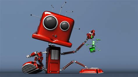Red Robot Fondos De Pantalla Gratis Para Escritorio 1920x1080 Full Hd