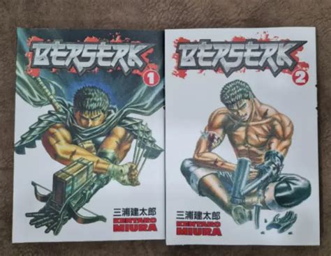 Berserk Manga By Miura Kentaro Vol 1 2 English Version Comic Book New