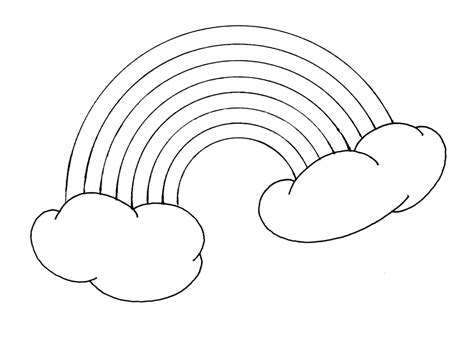 Dessin D Un Arc En Ciel Coloriage Arc En Ciel 155280 Nature