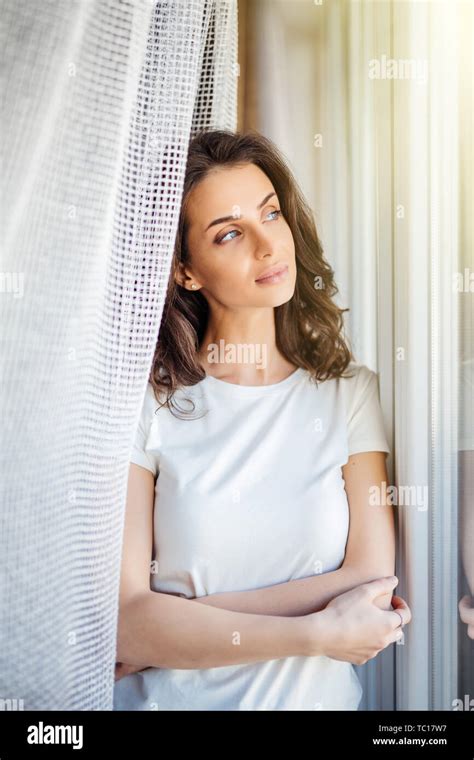 Curtain Sun Outside Outdoors Window Hi Res Stock Photography And Images