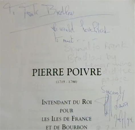 Pierre Poivre 1719 1786 Intendant Du Roi Pour Les Isles De Frances Et De Bourbon By Lenoir